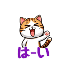 猫ちゃんず(日常会話)（個別スタンプ：4）