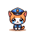 なりきりネコ【警察官】（個別スタンプ：4）