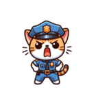 なりきりネコ【警察官】（個別スタンプ：5）