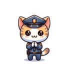 なりきりネコ【警察官】（個別スタンプ：7）