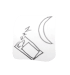 棒人間 公開（個別スタンプ：3）