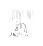 棒人間 公開（個別スタンプ：10）