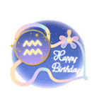 HBD-毎日誰かの誕生日/12星座- [スタンプ]（個別スタンプ：23）