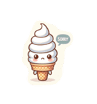 PON PON Soft cream（個別スタンプ：9）