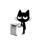 黒猫課長（個別スタンプ：30）