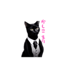 黒猫世界（個別スタンプ：8）