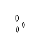 たまに、使える英語小文字（個別スタンプ：32）