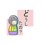 美白キャラクターズスタンプ1（個別スタンプ：2）