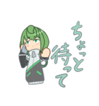 緑少女まとめ（個別スタンプ：30）