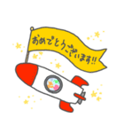 礼儀正しい宇宙人（個別スタンプ：37）