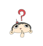 だ円な瞳の仲間たち（個別スタンプ：8）