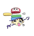 だ円な瞳の仲間たち（個別スタンプ：20）