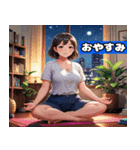 Yoga Cuties（個別スタンプ：3）