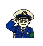 高橋巡査の警察署日誌～その1。（個別スタンプ：1）