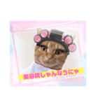 まつ毛ぱっちりはなちゃん✿（個別スタンプ：2）