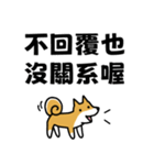 柴犬さんの台湾華語会話（個別スタンプ：21）