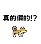 柴犬さんの台湾華語会話（個別スタンプ：39）