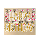 プテラさん。【誕生日ver.】（個別スタンプ：24）