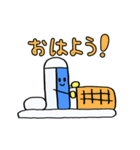 えんぴつくんとけしゴムくんのスタンプ（個別スタンプ：10）