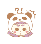 パンダになりたい女の子。（個別スタンプ：11）