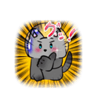 うちゅ〜♡猫②（個別スタンプ：1）