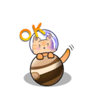 うちゅ〜♡猫②（個別スタンプ：2）