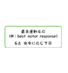 GCS (Glasgow Coma Scale) 日本語版（個別スタンプ：11）