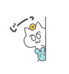 ぷにほっぺ♡しろねこみーたん（個別スタンプ：3）