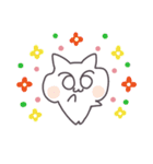 ぷにほっぺ♡しろねこみーたん（個別スタンプ：6）