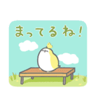 推し鳥 -2- コザクラインコと春うらら（個別スタンプ：26）