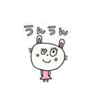 ●動く●ピーチうさ（個別スタンプ：7）