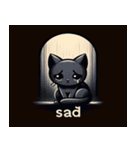 デフォルメされた猫のLINEスタンプ（個別スタンプ：7）