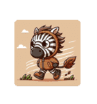 Animals wearing camouflage clothing！（個別スタンプ：23）