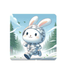 Animals wearing camouflage clothing！（個別スタンプ：25）