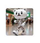 Animals wearing camouflage clothing（個別スタンプ：21）