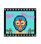 masked wrestler in film（個別スタンプ：1）