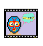 masked wrestler in film（個別スタンプ：5）