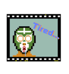 masked wrestler in film（個別スタンプ：14）