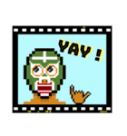 masked wrestler in film（個別スタンプ：15）