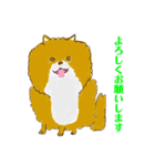 メモ機能手描きイラスト 犬＆猫（個別スタンプ：5）