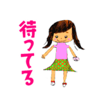 猿画伯（個別スタンプ：8）