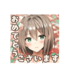 春の訪れ少女（個別スタンプ：22）