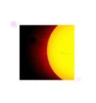 空に太陽がある限り生命は繁栄する月の関係（個別スタンプ：1）