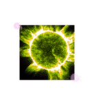 空に太陽がある限り生命は繁栄する月の関係（個別スタンプ：19）