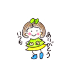 日常会話スタンプ♪おかっぱの女の子（個別スタンプ：2）