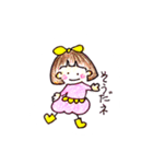 日常会話スタンプ♪おかっぱの女の子（個別スタンプ：14）