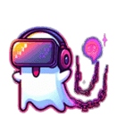 Cyberな Ghost（個別スタンプ：32）