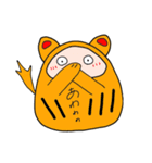 だるま型ねこ（個別スタンプ：21）