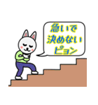 格言を言う猫⑩ ★良い判断をするには★（個別スタンプ：2）