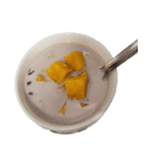 食品シリーズ:祖父母の小豆ミルク #17（個別スタンプ：4）